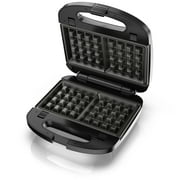 BLACK+DECKER 3-in-1 Morning Meal Station™ Waffle Maker, Grill, or Sandwich Maker, Black/Silver, WM2000SD