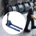 thumbnail image 6 of QSTDGVPW 1/64 Pallet Jack Model Mini Forklift Table Cart Micro Garage Scene Decor for DIY blue, 6 of 8
