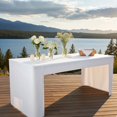 thumbnail image 5 of Fitted Tablecloth, Open Back Fitted Table Cloths for 6 Foot Rectangle Tables, Washable Polyester Fabric Table Cover for Party,Wedding, Banquet, Craft Show and Trade Show, 5 of 7