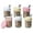 3 Colors Lid, variant on Novelinks 6 Pack Overnight Oats Containers with Lids,Glass Lunch Breakfast Containers, 16 Oz Cup Oat Yogurt Containers with Spoon,Portable Reusable Jars,6 Colors