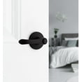 thumbnail image 5 of Kwikset SL3000GV-15 Grapevine Privacy Door Lever Set - Nickel, 5 of 7