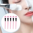 thumbnail image 3 of Facial Brush Simple Comfortable Applicator Tool Practical Girl Tools Makeup Accessories with Plastic Handle for Home Salon Using Pink+Black, 3 of 7