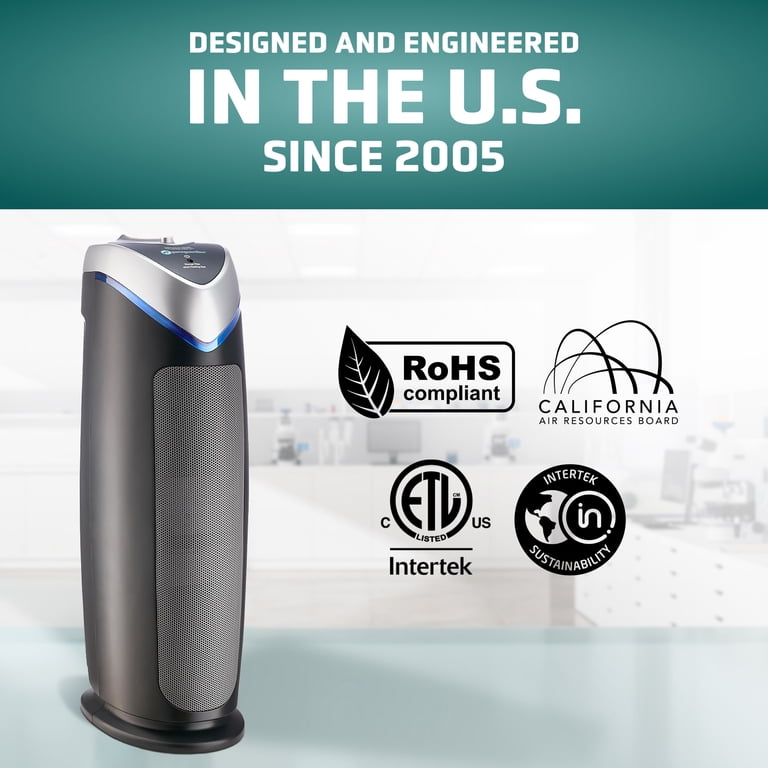 GermGuardian HEPA Air Purifier, UV-C Cleaner, For Dust, Mold, 743