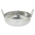 thumbnail image 3 of HUBERT® Hammered Stainless Steel Serving Bowl with Handles - 7" Dia x 1 1/2" H, 3 of 5