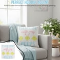 thumbnail image 4 of Easter Themed Pillow Cover 1 Ct, 15.74x15.74 Inch Square Easter Chicks Throw Pillowcase for Sofa Bedroom Chair Couch Spring Decor, Holiday Gift Home Accent Party Decoration, 4 of 7