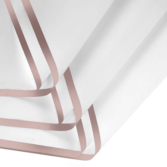 MIARONIN 20 Sheets Flower Wrapping Paper, Waterproof Floral Bouquet Wrapping Paper for DIY Crafts, Gift Packaging, Flower Shop Bouquet Packaging, 22x22 Inch Each Wrapping Paper(White,Rose Gold)