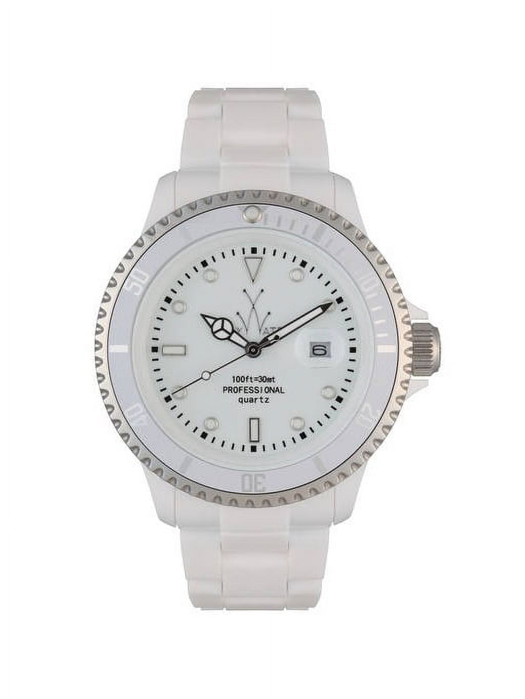 Unisex White Toywatch XL Fluo Plasteramic Watch FL24WH  display picture 1