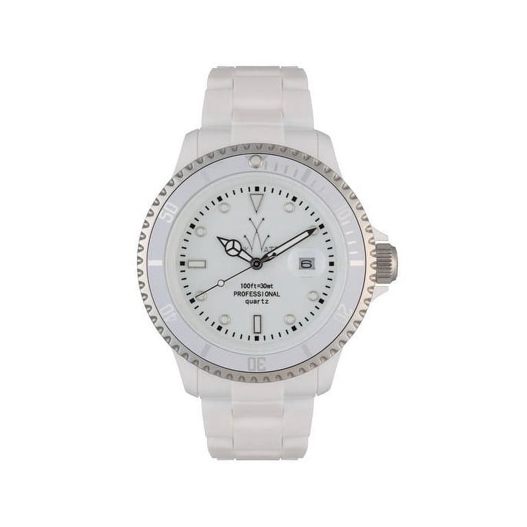 Unisex White Toywatch XL Fluo Plasteramic Watch FL24WH  display picture 3