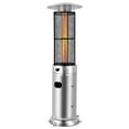 thumbnail image 3 of Mondawe 40,000 BTU Stainless Steel Patio Heater with Glass Tube & Auto Safety Shut-Off, 3 of 8