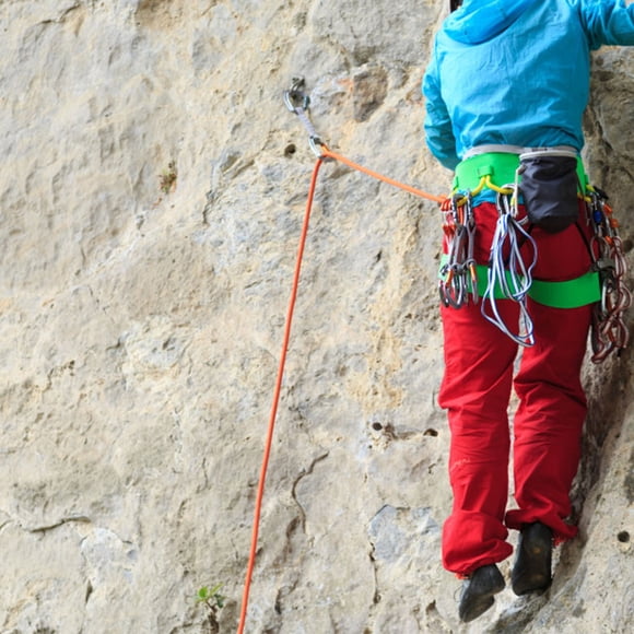 Escalada En Roca Al Aire, Cable De Cuerda De Escape De Supervivencia De Seguridad De 10 Mm De Diámetro Amarillo 50 M