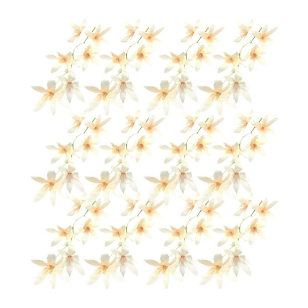 12 flores artificiales, flores falsas, 7 pulgadas, adorno decorativo, flores de seda para Champán