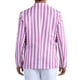 thumbnail image 3 of BLAZERS A RAYAS INSPIRADORES CHIC PARA HOMBRES, CHAQUETA DE TRAJE DE LAPEL PICO, DOBLE BOTONADURA, RAYAS DE NEGOCIO, L ROSA BLANCO, 3 of 6