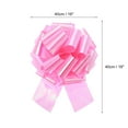 thumbnail image 2 of Uxcell Metallic Large Big Pull Bow Gift Wrapping Bows Ribbon for Wedding Car Presents Christmas Colorful Pink 16 inch, 2 of 7