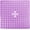 Clear Purple 1 Pack, variant on SANMADROLA Square Shower Mat 21 x 21 inch for Shower Stall Floors Bathtub Mat Non Slip Firm Grip Bathroom Mat with Over 160 Strong Suction Cups Clear Gray