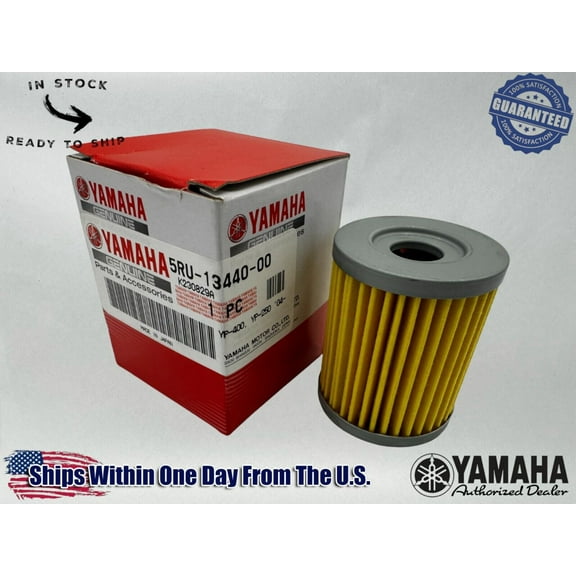 Yamaha Genuine OEM Authentic Oil Filter 5RU-13440-00-00