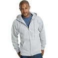 thumbnail image 1 of Hanes Ultimate Cotton Adult Fleece Full-Zip Hoodie , M, Ash, 1 of 1