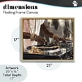 thumbnail image 4 of Stupell Industries Contemporary Golden Sound DJ Turntables Gold Floating Frame Canvas Art, 21 x 17, by Franklyn Gregory, 4 of 8