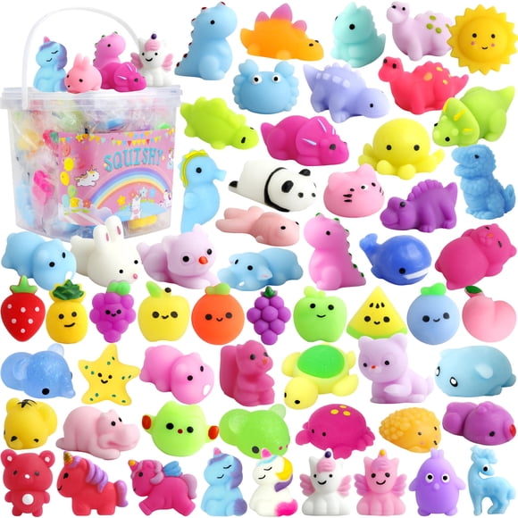 Mochi Squishy Toys OCTERIC, paquete de 150 unidades para aliviar el estrés de los niños
