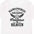 thumbnail image 4 of Inktastic Handpicked for Earth By My Meemaw in Heaven with Angel Wings Boys or Girls Long Sleeve Toddler T-Shirt, 4 of 5