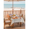 thumbnail image 2 of Outdoor Table Cloth with Umbrella Hole and Zipper, Burnt Orange Pumpkins Fall Waterproof Rectangle Tablecloth 54"x80", Thanksgiving Botanical Beige Washable Table Cover for Outside Party Patio Picnic, 2 of 8