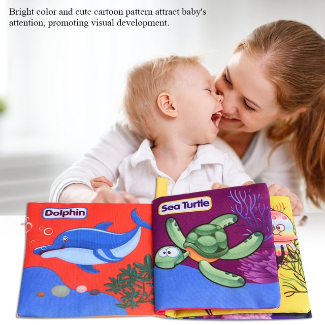 Libro de tela para niños, Libro de tela colorido para bebés y niños, Libro de tela educativo, Estándares líderes en la industria
