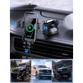thumbnail image 4 of Cargador de coche inalámbrico MOKPR de 15 W de carga rápida para iPhone y Samsung, 4 of 6
