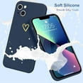 thumbnail image 6 of for iPhone 13 Case Cute Slim Shockproof Phone Case with Wireless Charging Support and Protection, Navy Blue, 6 of 14