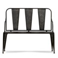 thumbnail image 1 of Evolution by Crestview Collection Banc en Métal Galvanisé Noir, 1 of 4