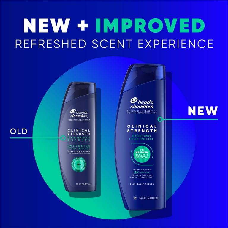 Head and Shoulders Clinical Strength Dandruff Shampoo, Itch Head and Shoulders Clinical Strength Dandruff Shampoo, Itch