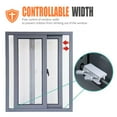 thumbnail image 3 of Fixing Clip 2 Round Handle Stainless Steel Window Lock for Non Perforated Doors and Sliding Windows Durable Hardware, 3 of 7