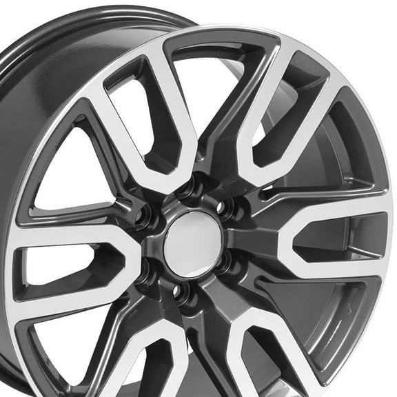20 inch Gunmetal Rims Fits Cadillac Escalade 1999-2021 6 Lug 139.7mm