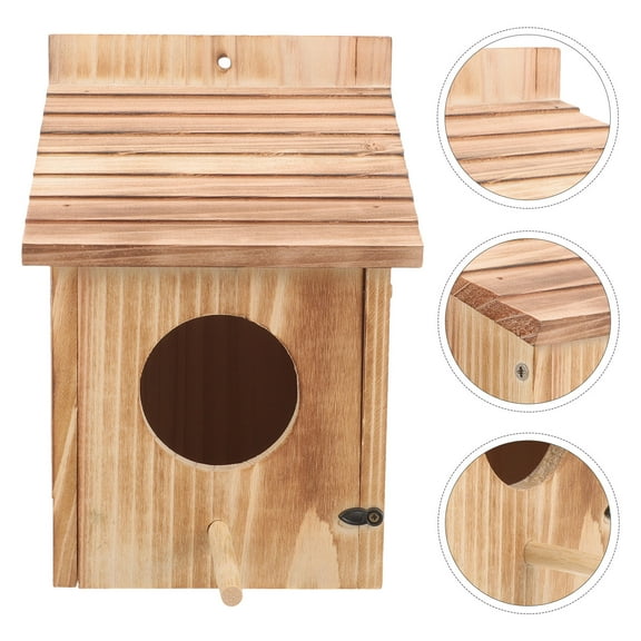 LOLIPPYY Hummingbird Bird House Aged Finish 1Pcs for Outdoor Birds