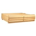 thumbnail image 1 of Caja de almacenamiento de suministros para artistas, organizador portátil de herramientas de arte, contenedor con cajón 3 cajones, 1 of 9