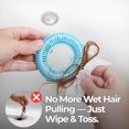 thumbnail image 3 of Protector de desagüe de silicona Hair Catcher TUB RING, 4,7-5,5 cm, 3 of 8