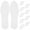 White, variant on Arborister 20 Pairs Disposable Shoe Liners for Women - Breathable Insoles