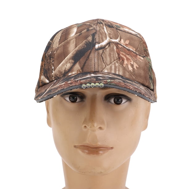 Gorra Lideró A Ajustable, Sombrero Lideró a Negro Con 5 Luces Brillantes, Sombrero para Pesca Nocturna, Camping