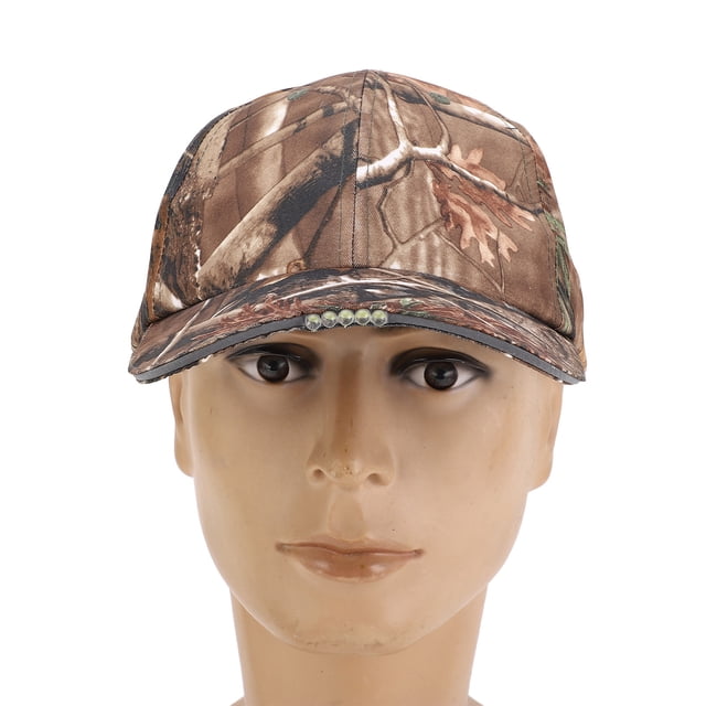 Gorra Lideró A Ajustable, Sombrero Lideró a Negro Con 5 Luces Brillantes, Sombrero para Pesca Nocturna, Camping