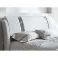 thumbnail image 3 of Sha Cerlin Queen Size Platfrom Bed Frame with Iron Pieces Decor and Deluxe Upholstered Modern Adjustable Headboard, Black, 3 of 8