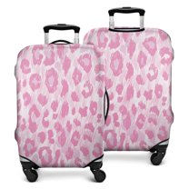 Pink and Pink Of Leopard Print Luggage Cover Fashion Suitcase Cover Baggage Covers Fit 25-28 Inch Luggage (Go Travel)