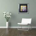 thumbnail image 3 of Trademark Fine Art "Willie" Canvas Art by Pat Saunders-White, Black Matte, Silver Frame, 3 of 4