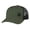 Loden/Black/Black Clover, variant on Men's Lucky Shamrock circle clover Off-Center Embroidered Golf Mesh Back Trucker Hat, Loden/Black/Black Shamrock