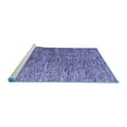 thumbnail image 2 of Ahgly Company Machine Washable Indoor Rectangle Abstract Blue Modern Area Rugs, 3' x 5', 2 of 4