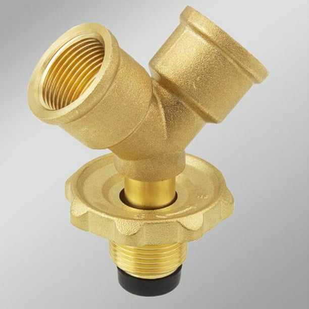 Adaptador divisor en Y de propano shamjiam para camping conexión Rápida