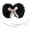 Black, variant on 1Pc Black Lace Ruffle Bowknot Necktie for Daily Wear Wedding Party