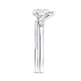 thumbnail image 3 of Rosec Jewels Certified Lab Grown Diamond Wedding Ring Set - EF-VS Quality - Ready To Gift, 925 Sterling Silver, US 4.00, 3 of 8