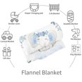 thumbnail image 7 of Kainsy Elephant Baby Blanket, Blue Elephant Blanket Baby Boys, Super Soft Fleece Elepahnt Blankets for Newborns Toddler Boys, Gifts for Baby Boys Baby Shower 30"X40", 7 of 7