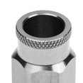 thumbnail image 4 of J2 Engineering LN-T7-004-15-SL J2 Engineering 7075 -T6 Forged Aluminum M12X1.5 20Pcs 50mm Height Open -End Lug Nut Set w / Socket Adapter Key (Silver), 4 of 6