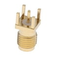 thumbnail image 4 of Conector RF Adaptadores Convertidores para Objetivos Accesorio de Informática Dorado Hugo Conector coaxial de RF de metal, 4 of 10