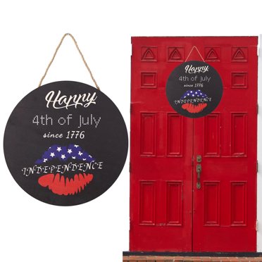 4th Of July Door Sign 4th Of July Decorations Patriotic Wreaths For