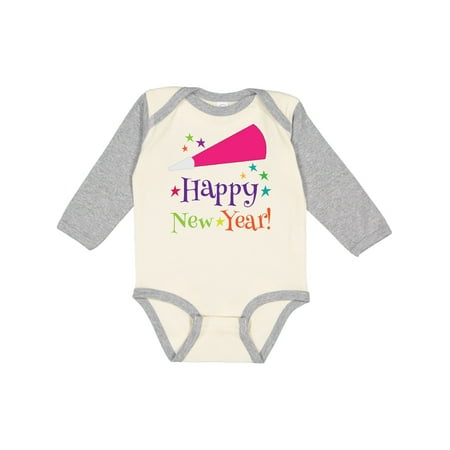 

Inktastic Happy New Year party Gift Baby Boy or Baby Girl Long Sleeve Bodysuit
